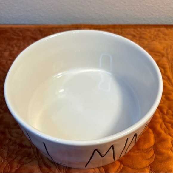 NWT - RAE DUNN "ENJOY & ALL MINE" 6-inch Pet Bowl Set - Picture 7 of 8